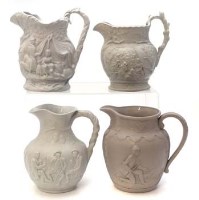 Lot 115 - Four stoneware jugs.
