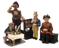 Lot 153 - Four pottery figures by E. T. Bailey