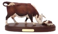 Lot 161 - Royal Doulton Hereford cow and calf
