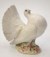 Lot 162 - Beswick white pigeon.