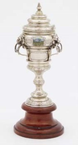 Lot 208 - Silver cup.