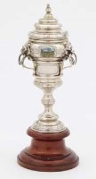 Lot 208 - Silver cup.