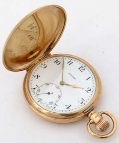 Lot 290 - 9ct gold Prima pocket watch