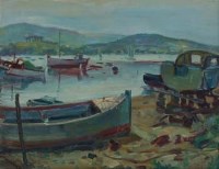 Lot 322 - Miles Balmford Sharp, Exmouth, oil.
