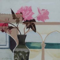 Lot 408 - Margaret McGavin, Jericho, watercolour.