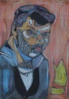 Lot 422 - Rodney Gladwell, Charlie Sioux, pastel.