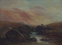 Lot 470 - Walter Williams, Mist on the Hills, oil.