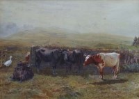 Lot 471 - J. Isaac Richardson, Mid-day - A Scene in Cumberland, watercolour.