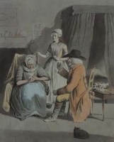 Lot 478 - Richard Taylor, A Country Doctor, watercolour.