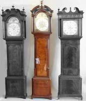 Lot 499 - Mahogany long case clock.