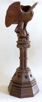Lot 510 - Gothic revival oak ecclesiastical lectern