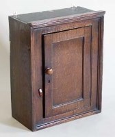 Lot 519 - Oak wall hanging cupboard