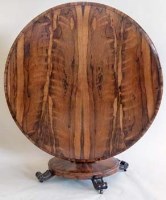 Lot 528 - William IV rosewood circular breakfast table
