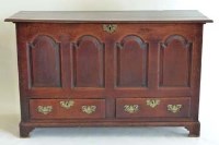 Lot 529 - Oak mule chest mid 18th century