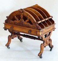 Lot 536 - Victorian mahogany Canterbury