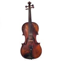 Lot 18 - Violin after Roggerius, in a rosewood case.
