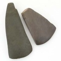 Lot 159 - Two nephrite axe blades, Papua-New Guinea, length