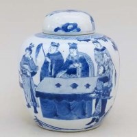 Lot 201 - Chinese blue and white vase and