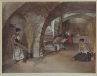 Lot 831 - After W.R. Flint, The Four Sisters, Chazalet, signed limited edition print.