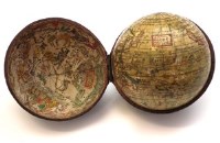 Lot 33 - Correct Pocket globe with trade winds by H. Moll