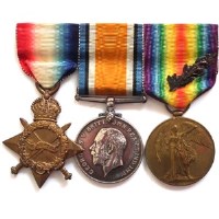 Lot 69 - WW1 medal trio awarded Captain Bramwell with binoculars, photo's and related items.