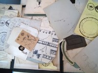 Lot 135 - Portfolio of drawings, watercolours and pattern designs by Horace Overton Jones Musella D'Orsay student.
