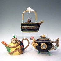 Lot 138 - Three Minton Archives teapots.