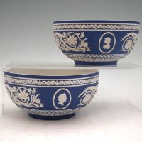 Lot 151 - Pair of Wedgwood Queen Elizabeth bowls.