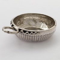 Lot 242 - French silver wine tasting cup.