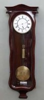 Lot 14 - Single weight walnut clock.