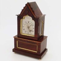 Lot 15 - Regency rosewood timepiece by Barwise, London.
