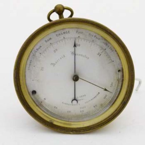 Lot 22 - Aneroid barometer by Dent.