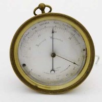 Lot 22 - Aneroid barometer by Dent.