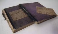 Lot 79 - Two log books of the Barque Wychwood of