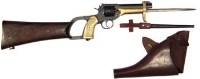 Lot 125 - Deactivated Webley Mk.VI .455 revolver fitted