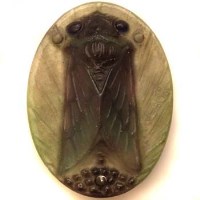 Lot 154 - Gabriel Argy-Rousseau pate de verre cicada