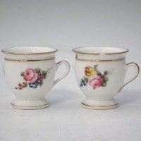Lot 180 - Two custard cups French/Russian.