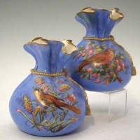 Lot 196 - Pair of Royal Worcester vases