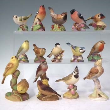 Lot 200 - Thirteen Royal Worcester birds.