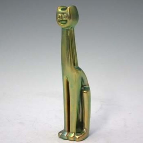 Lot 222 - Zsolnay cat.