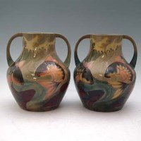 Lot 233 - Pair of Moorcroft vases