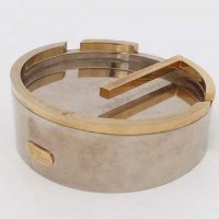 Lot 337 - EPNS ashtray in the form of the Gucci logo