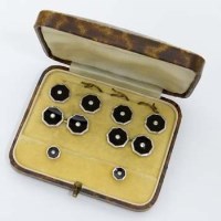 Lot 351 - Box of dress studs.