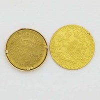 Lot 352 - Two gold coins.