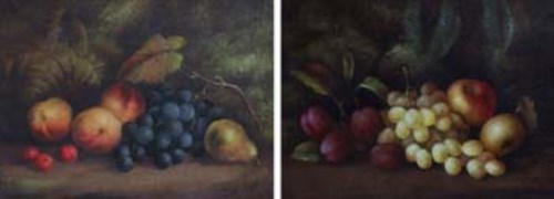 Lot 544 - Edwin Steele, Still life studies, oil (2).