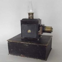 Lot 19 - 19th century tin German made magic lantern with