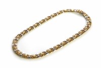Lot 56 - 18ct white and yellow gold collarette necklace