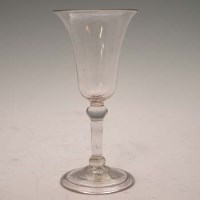 Lot 97 - Wine glass with bell shape bowl.