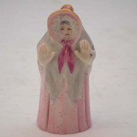 Lot 165 - Royal Worcester granny snow candle snuffer.