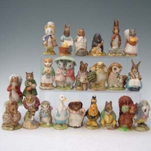 Lot 189 - Twenty three Beatrix Potter figures.